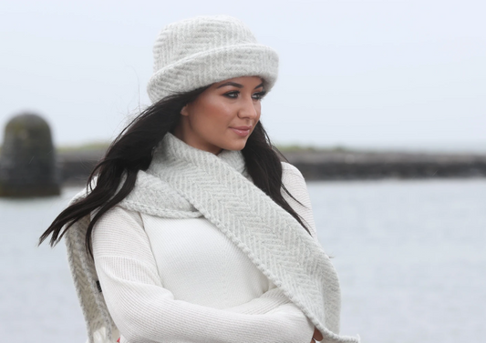 Branigan Weavers Country Hat in Dove & Cream